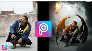 New Black tone picsart editing tutorial | Black wing edit | art of edit