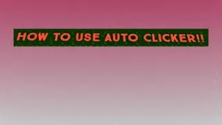 How to use Auto Clicker on Chrome book!
