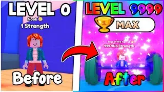 NOOB TO PRO WITH 0 ROBUX CHALLENGE!!! (Roblox Arm Wrestle Simulator)