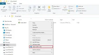 Add Open with Code option in Windows Context Menu | Install VS Code | Muhammad Umair Ahmad