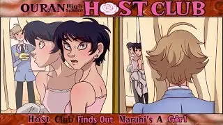 [Miraculous Ladybug Comic Dub] Ouran High School Host Club AU! | Host Club Finds Out Maruhi's a Girl