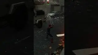 УЛИЧНЫЙ БОЙ SPIDER MAN REMASTERED #gametime32 #shorts #gaming #games #