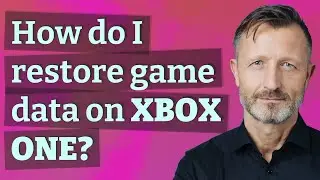 How do I restore game data on Xbox One?