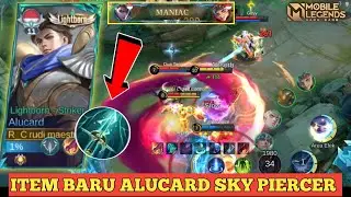 BUILD TERBARU ALUCARD SKY PIERCER‼️TERABAS SAMPAI MANIAC MASZE|MOBILE LEGENDS