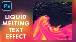 Photoshop Text Effect - Liquid Melting RGB Text 