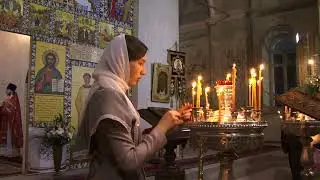 Пасхальное богослужение в монастыре