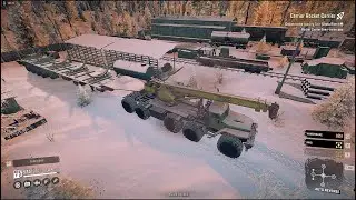 SnowRunner Amur Region Ep.41 Phase 4 PTS (Started Contract Rocket Carrier!!!)
