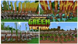 Villager soldier 2 faction warfare version 3 .0.4 Minecraft PE MCPE MCBE #knight