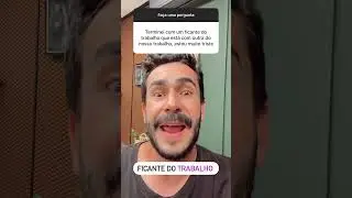 Terminei com um FICANTE do trabalho e agora estou TRISTE, O QUE FAZER?