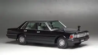 AOSHIMA 1/24 430 CEDRIC SEDAN 200E GL UNBOXING FullBuild Step By Step