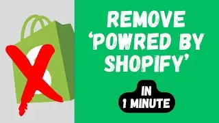 How to Remove 'Powered by Shopify' from Footer of Shopify Theme [Easy]
