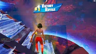 EVIE SKIN+HARLEY HITTER FORTNITE Solo Gameplay w/ VIBRANT VIBIN' Emote 