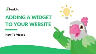 Adding a widget to your website