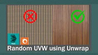 Mapping Wood / Stone Panels in 3ds Max - Using Unwrap UVW Modifier