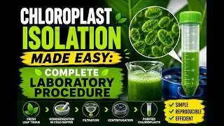Protocol of chloroplast isolation