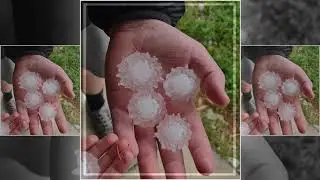 Adelaide thunder lighting & hail storm time-lapse #Adelaidehailstorm