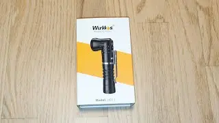 Wurkkos HD11 90° Folding Flashlight, Red＆White Led