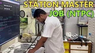 Station master job profile Station master working . Station master salary NTPC job  station master 