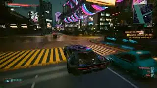 Driving around in Cyberpunk 2077 PC (Max Raytracing)