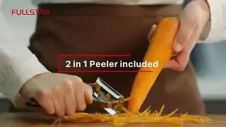 Терка с контейнером, овощечистка-слайсер, чеснокодавилка, щетка. Артикул WB 205450850