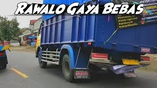 #viral || Truck Canter Biru Oleng Parah Di Jalur Selatan Gaya Bebas 🤪 #trending