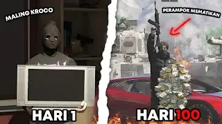 100 DAYS IN GTA 5 AS THE MOST WANTED ROBBER