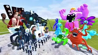 SKIBIDI DOP DOP TOILET AND CAMERAMAN BOSS VS GARTEN OF BANBAN In Garry's Mod!