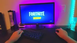 Fortnite but You Are Me (POV) + Keyboard & Mouse on Console GK61 Handcam 🤩