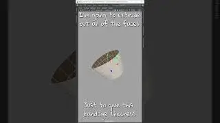 Maya Tut - Bandages on a Premade Character Rig - #shorts