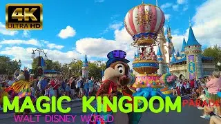 4K Magic Kingdom Walt Disney World Parade