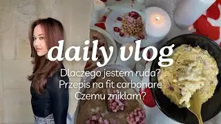 PRZEFARBOWAŁAM SIĘ NA RUDO! Daily vlog