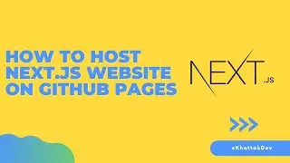 How to host Next.js website on GitHub Pages