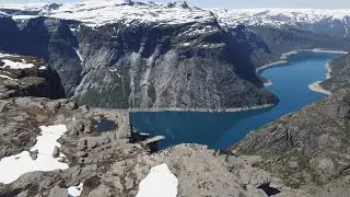 Trolltunga 🌎 Norway - 4K Drone Video
