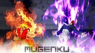 Fire Power Ken vs Orochi Iori Yagami. Street Fighter MUGEN