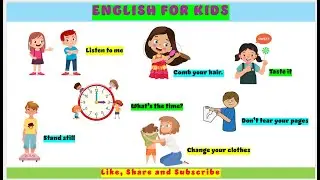 Daily use english sentences | English Speaking Practice | kids preschool learning #kidslearning