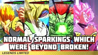 Normal Sparking's Which Were Beyond Broken In Dragon Ball Legends