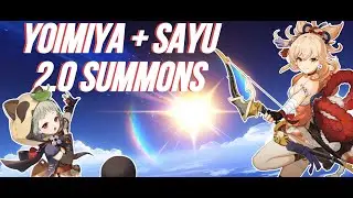 Rolling for Yoimiya and Sayu! || Genshin Impact Gacha Summons