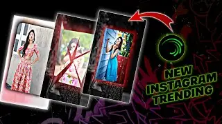 New Best Insta Trending video edit in alight motion Status Editing Full screen Broken Glass Effect