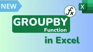 New Excel Function - GROUPBY (every EXCEL users must know)