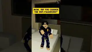 When mom changes the WiFi password 😂 #roblox #brookhavenrp #shorts