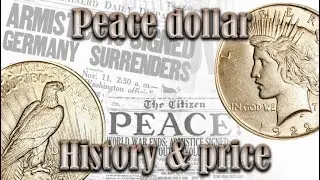 Peace dollar: brief history and coin value