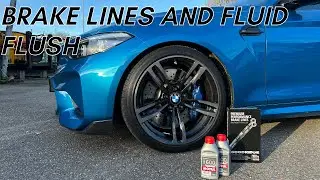 BMW M2: Installing Steel Brake Lines and Brake Fluid Flush DIY