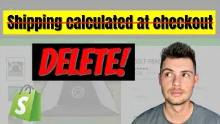 How to Remove Shipping Calculated at Checkout on Shopify Product Page in 2021