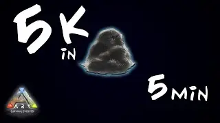 Ark: 5k Cementing Paste in 5 min!!!!(Crystal Isle Beaver Dam Farming Guide)