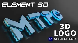 Element 3D Logo animation | After effects element 3D plugin