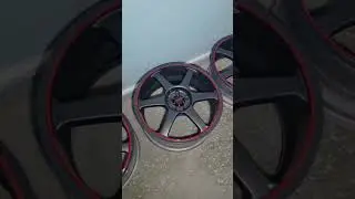 Ручная работа, по покраске дисков на лето.