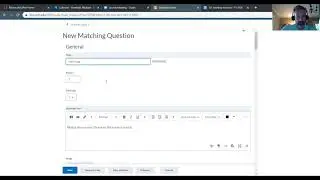 Creating True False, Multiple Choice, Matching, and Written Response Questions in Quizzes Tool