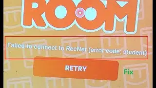 Failed to connect to RecNet (error code: student) - Connecting to server stuck Rec Room PS4