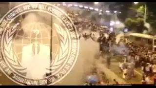 Anonymous - Declares War Against Hong Kong Police protest