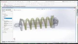 Solidworks: Create Spring and Motion Study